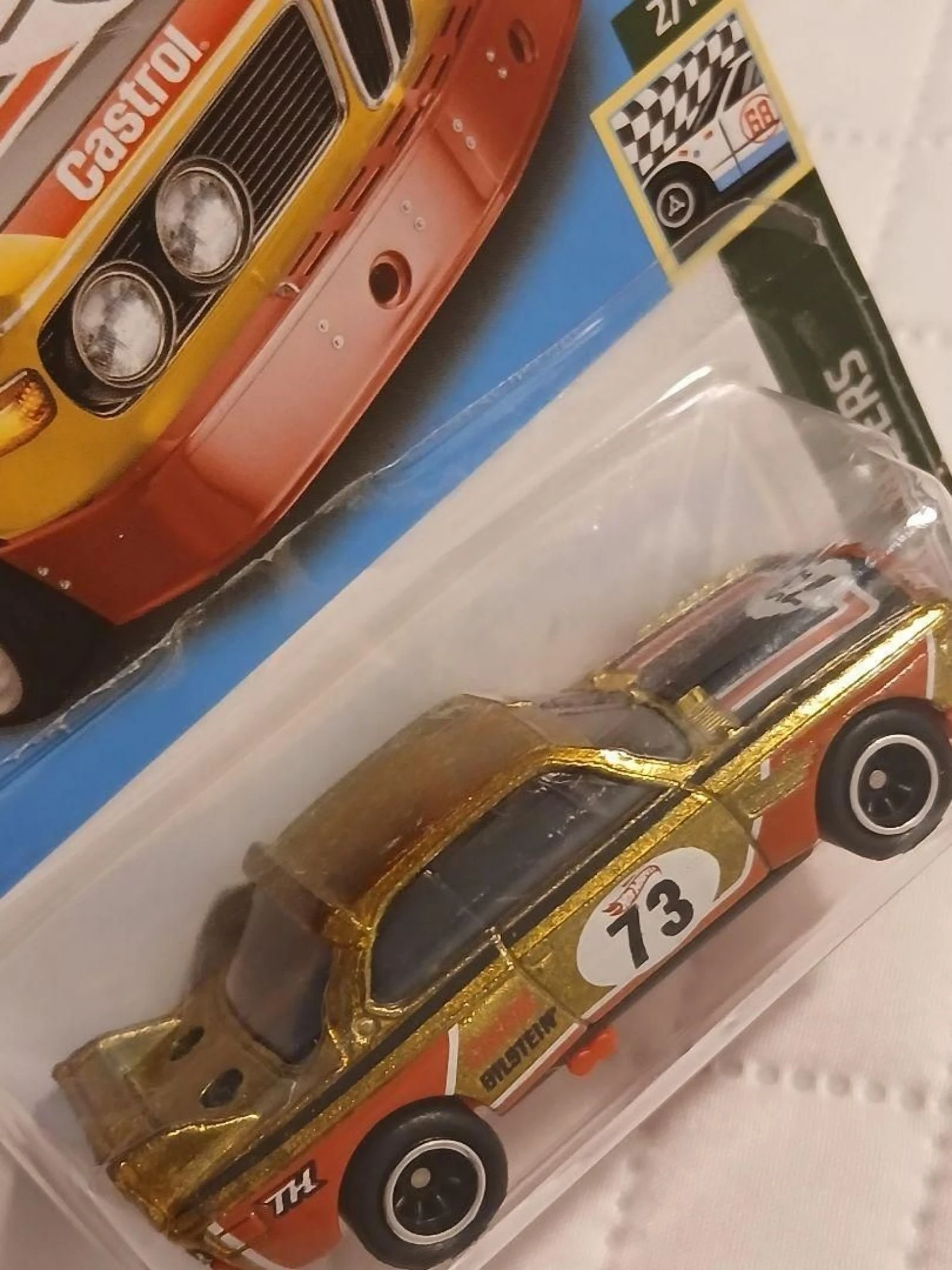 Hot Wheels '73 BMW 3.0 CSL Race Car Super Treasure Hunt (STH) - Cartela Longa – photo 3